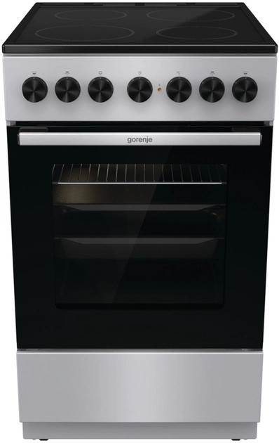 Електрична плита Gorenje GEC-5B41-SG сіра Київ - зображення 1