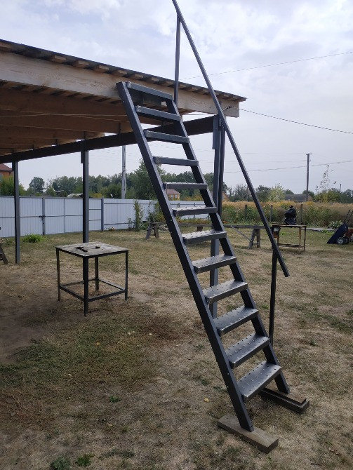 Лестница стальная малогабаритная внешняя "Мини" Киев - изображение 3