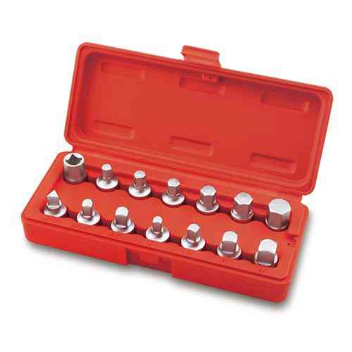 Набор головок для маслосливных пробок TOPTUL 14 ед. JGAI1402 Харьков