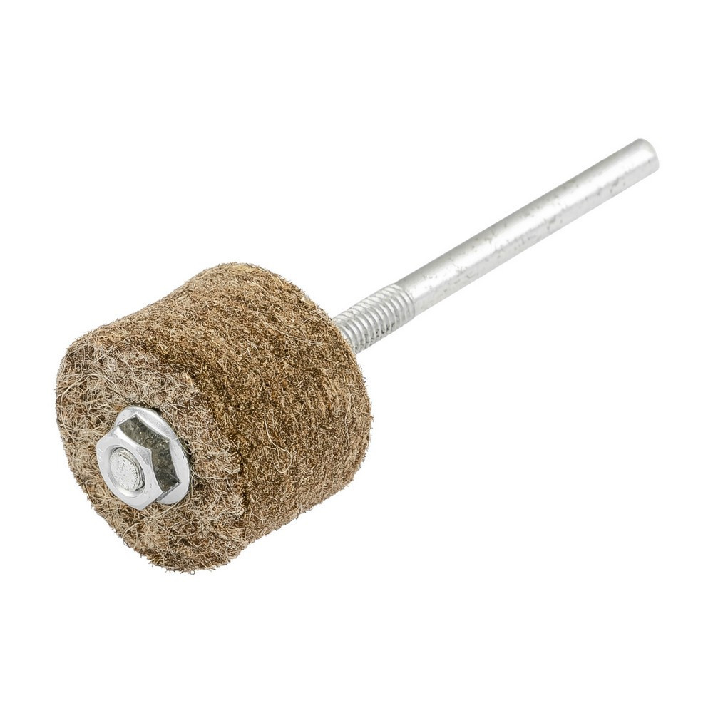 Насадка полировальная MASTERTOOL из натурального войлока мягкая для дрели 25 мм Ø 30 мм набор 6 шт 0 Харьков - изображение 1