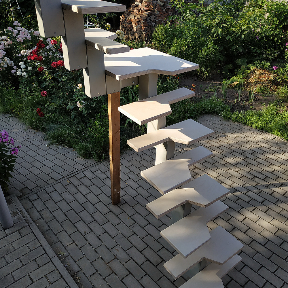 Лестницы модульные сборные "полный шаг", площадка Київ - зображення 5