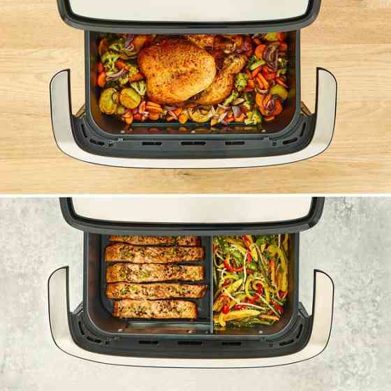 Мультипечь Tefal Dual Easy Fry Flex EY922DE0 9 л 2700 Вт серебристая Київ