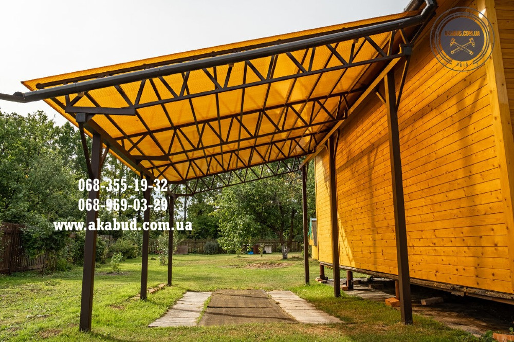 Паркани ковані, зварені, із профлисту. Навіс. Ворота. Кривой Рог - изображение 6