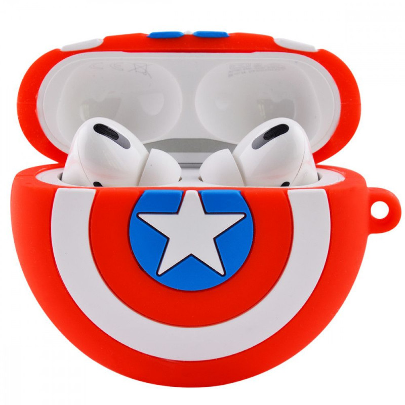 Силиконовый футляр Marvel & DC series для наушников AirPods 3 + кольцо Херсон - изображение 5