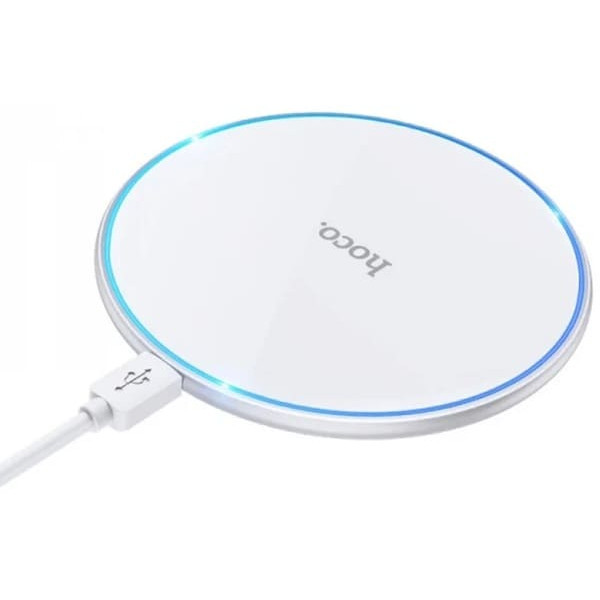 Бездротовий зарядний пристрій Hoco CW6 Pro Easy 15W White Харків - зображення 1