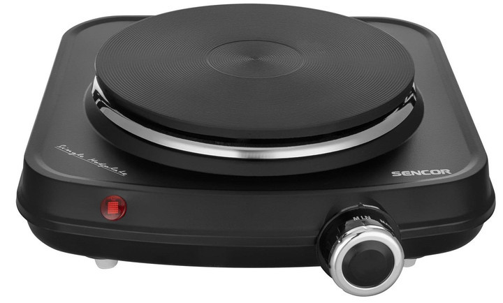 Плита настольная электрическая Sencor SСP-1504BK 1500 Вт черная Київ - зображення 1
