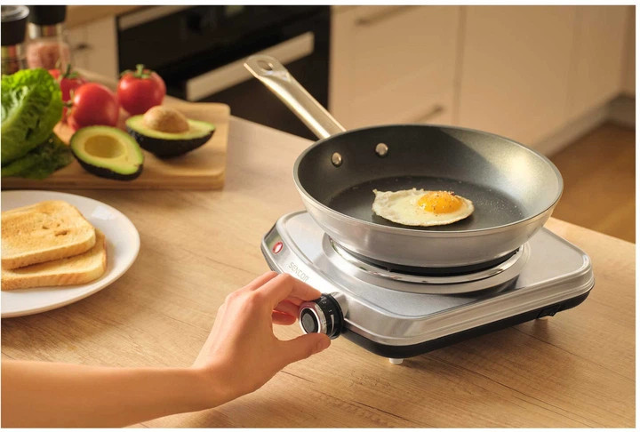 Электроплита Sencor SCP1506SS 1500 Вт серебристая Киев - изображение 8