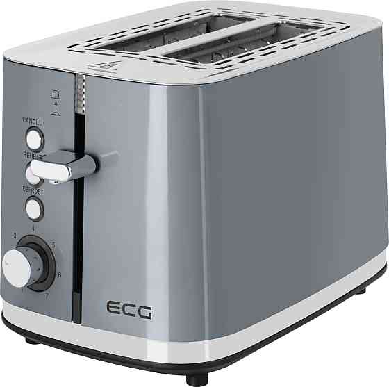 Тостер ECG ST 2766 Vintage Scuro 925 Вт серый Киев