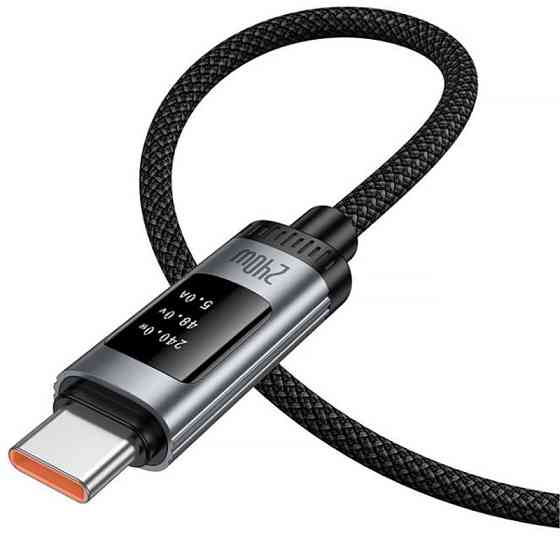 Дата кабель Hoco U148 Lord with display Type-C to Type-C 100W (1.2m) Херсон