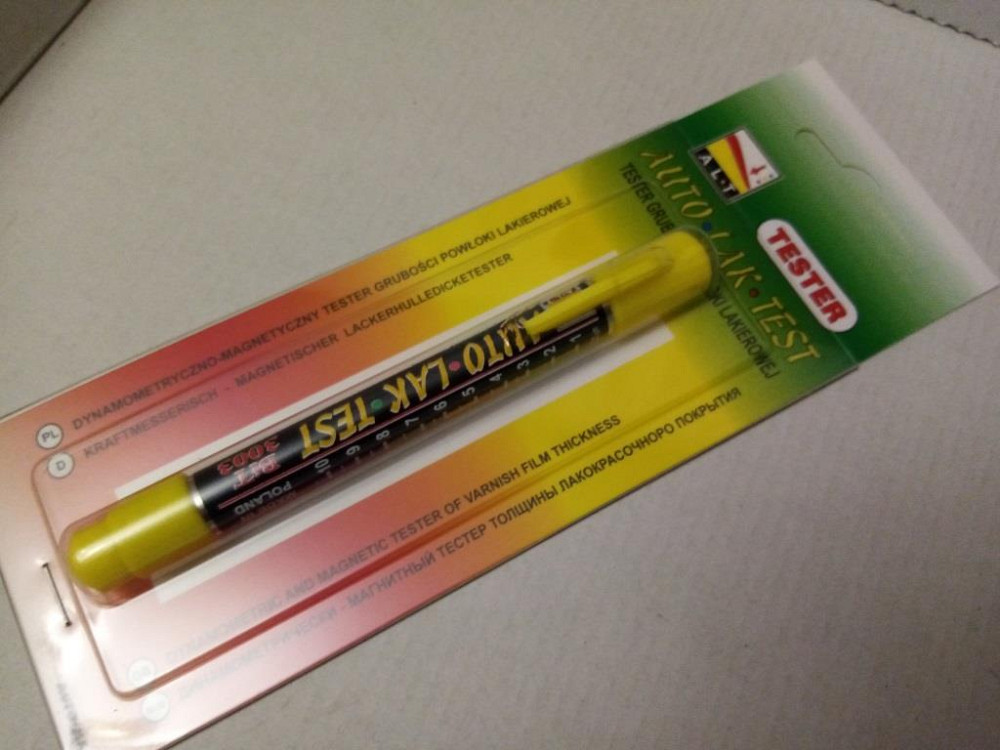 Товщиномір магнітний вимірювач товщини фарби для авто олівець Баришівка - зображення 4