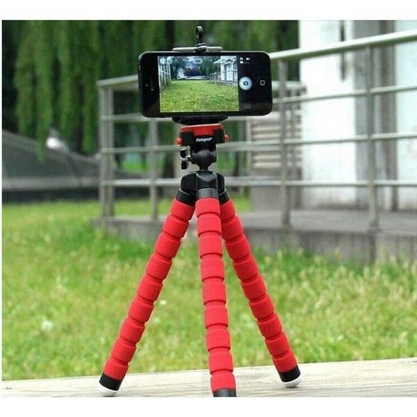 DM Тримач для смартфону гнучкий штатив восьминіг Red Харьков - изображение 1