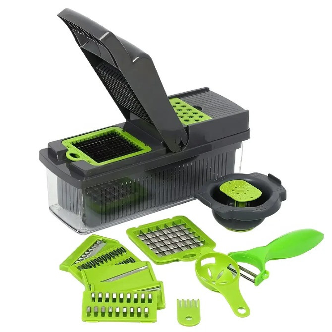 Багатофункціональна овочерізка зі змінними насадками 14в1 Одесса - изображение 6