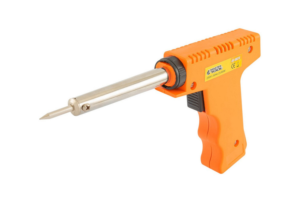 Паяльник электрический MASTERTOOL 25/80 Вт 230V/50Hz регулируемый пистолетного типа 44-0024 Харків - зображення 1