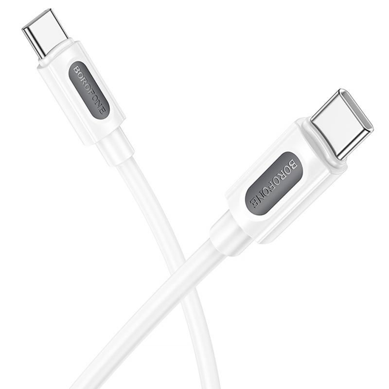 Дата кабель Borofone BX114 Structure Type-C to Type-C 60W (1m) Херсон - зображення 3