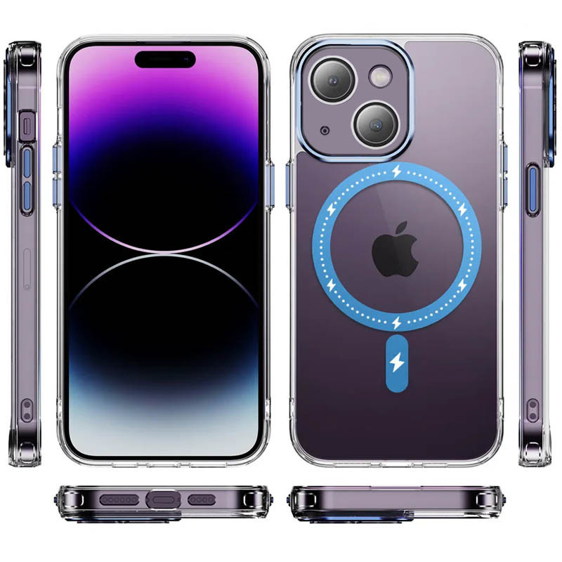 Чехол TPU+PC Colorful with Magnetic Fit для Apple iPhone 14 (6.1") Херсон - изображение 2