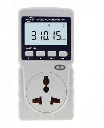 Ваттметр цифровой бытовой 10A BENETECH GM86 Харків