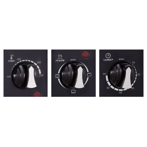 Электродуховка Liberton LEO-350-BlaСk Київ - зображення 3