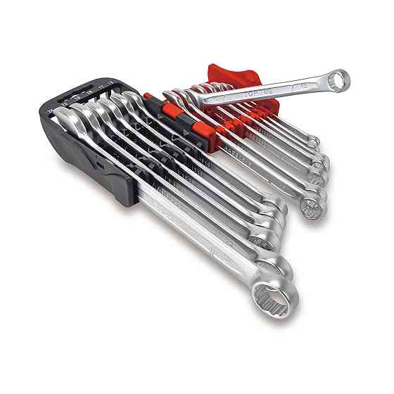Набор ключей комбинированных 7-24мм 14ед. на холдере (красный)  TOPTUL GSAB1402 Харків