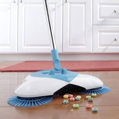 Механічна швабра-віник Spin Broom щітка віник ефект пилососу Луцьк - зображення 1