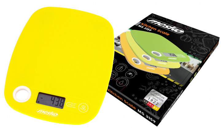 Весы кухонные Mesko MS-3159-Yellow 5 кг Київ - зображення 5
