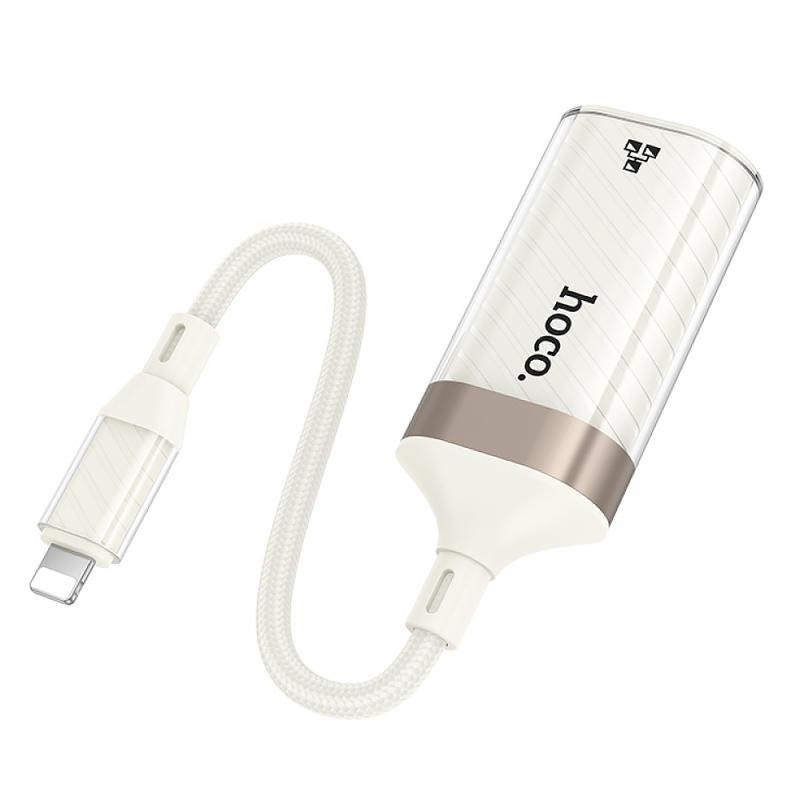 Переходник Hoco UA41A Crystal Lightning to RJ45 100 Mbs (0.15m) Херсон - изображение 3