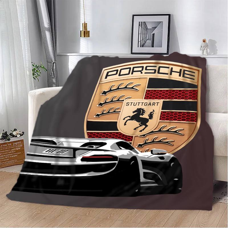 Плед 3D Porsche 2596_B 12424 135х160 см Київ - зображення 1