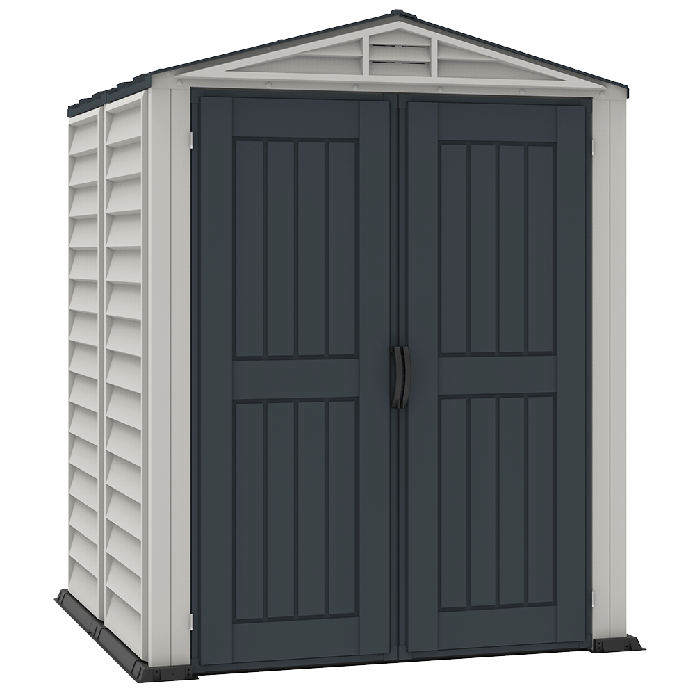 Сарай пластиковый YardMate 171x171x210 см темно-серый Киев - изображение 1