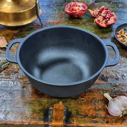 Кастрюля чугунная Maysternya с чугунной крышкой 3 л Т402С1 Одесса - изображение 4