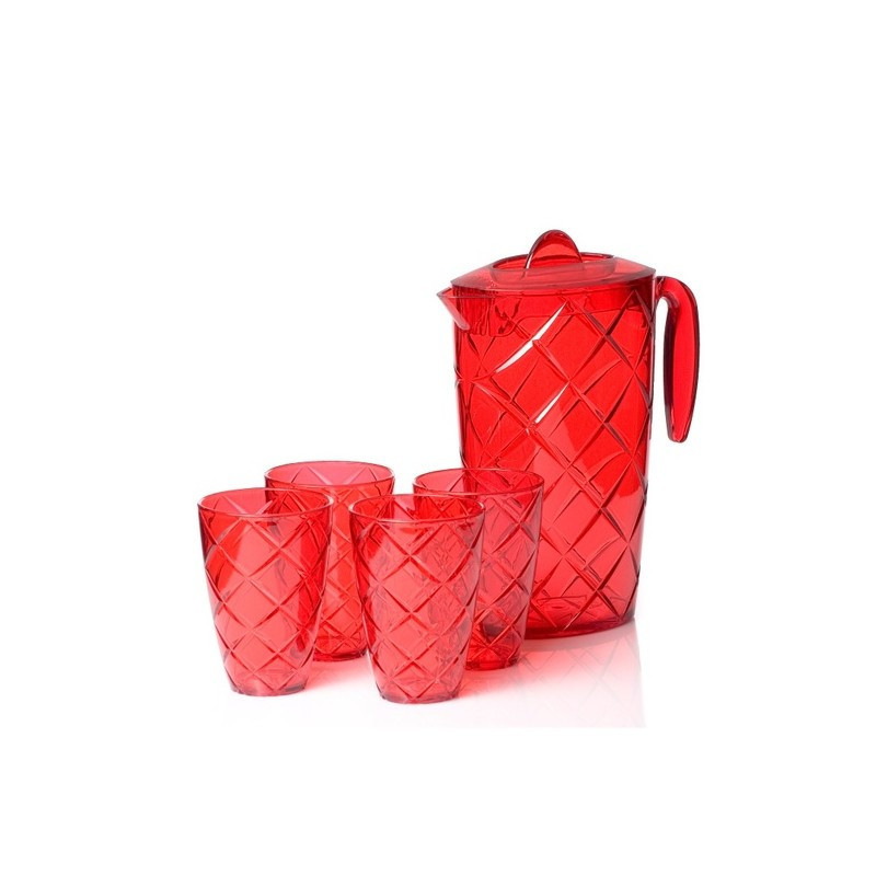 Набір для напоїв Herevin Venezia Red XB-162005-001-003 5 предметів Київ - зображення 1