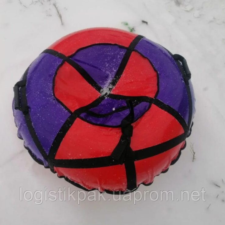 Тюбинг 100 см "Виола" (ПВХ) ватрушка для катания на снегу Харків - зображення 11