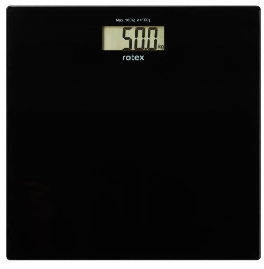 Весы напольные Rotex RSB16-N 180 кг черные Київ - зображення 1