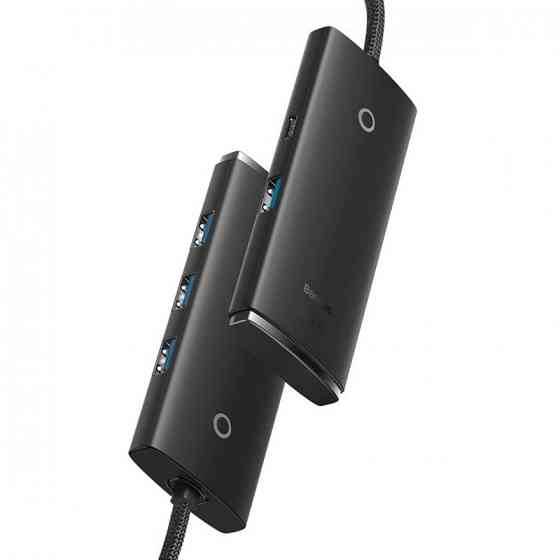 Переходник HUB Baseus Lite Series 4in1 (Type-C to 4xUSB 3.0) 1m (WKQX03) Херсон
