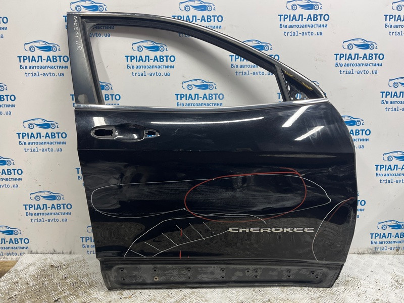 Дверь передняя правая Jeep Cherokee KL 3.2 БЕНЗИН EHK 2013 (б/у) Киев - изображение 2
