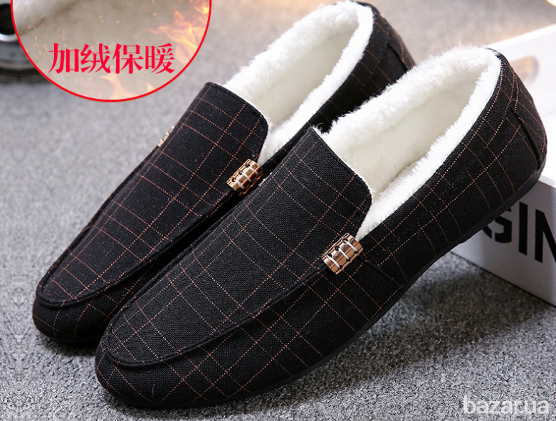 Мужские зимние мокасины  с мехом (линиями) (на меху) Размер 40 41 42 43 Київ - зображення 3