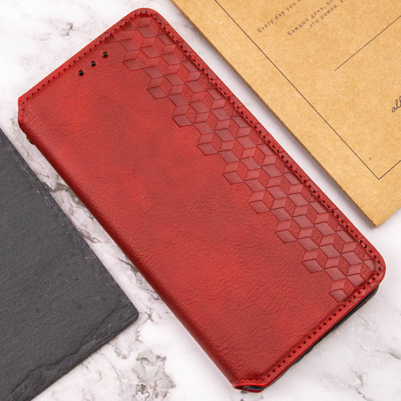 Кожаный чехол-книжка GETMAN Cubic (PU) для Motorola Moto G17 Херсон - зображення 4