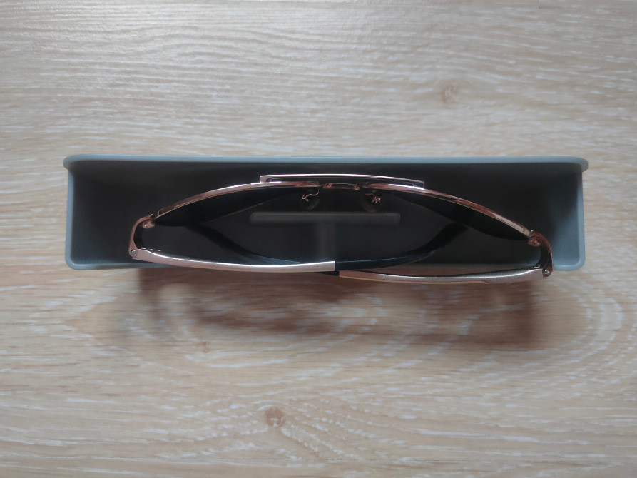 Настенный держатель для хранения очков (органайзер серый) Київ - зображення 4