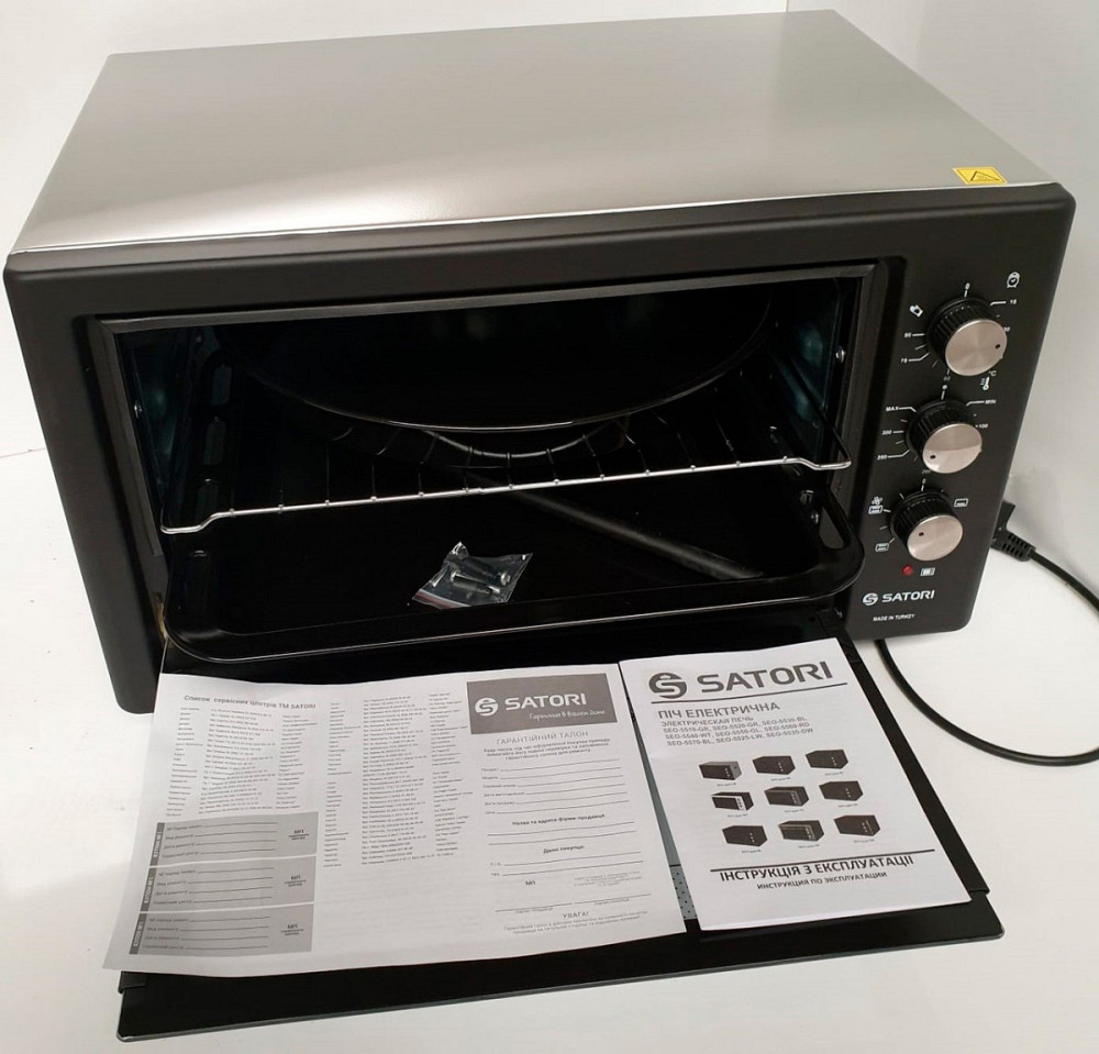 Электрическая печь Satori SEO-5510-GR Київ - зображення 4