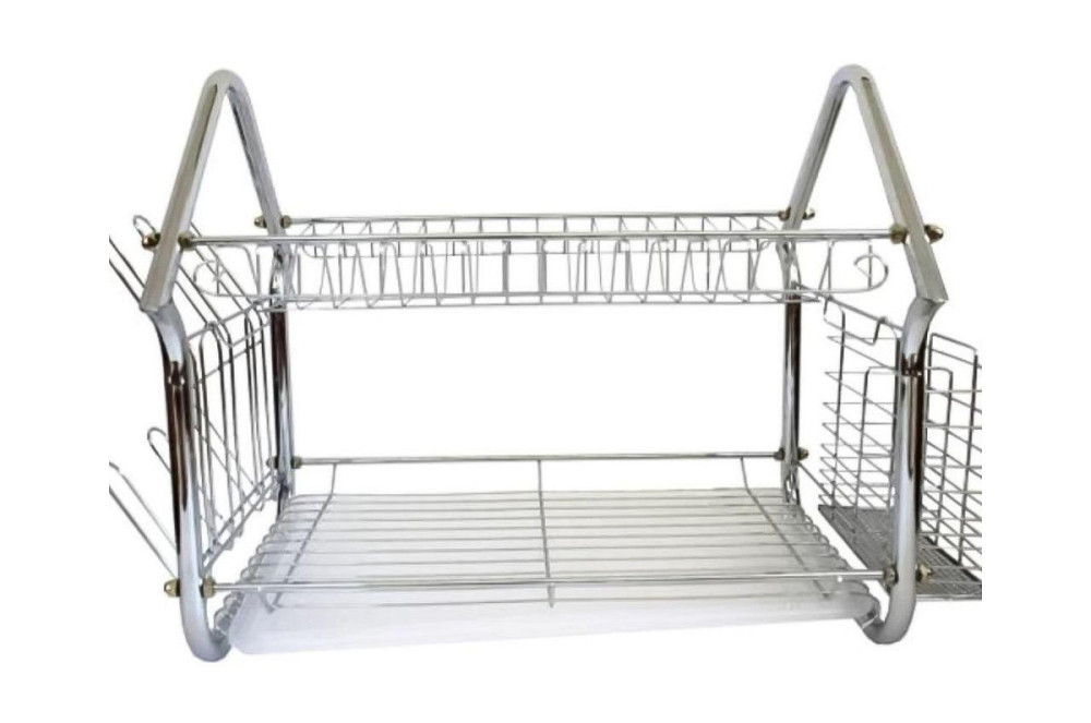 Настільна двоярусна сушарка для посуду 440х350 мм Empire M-9600 Киев - изображение 1