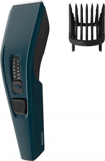 Машинка для стрижки волос Philips HairСlipper Series 3000 HС3505-15 синяя Київ - зображення 1