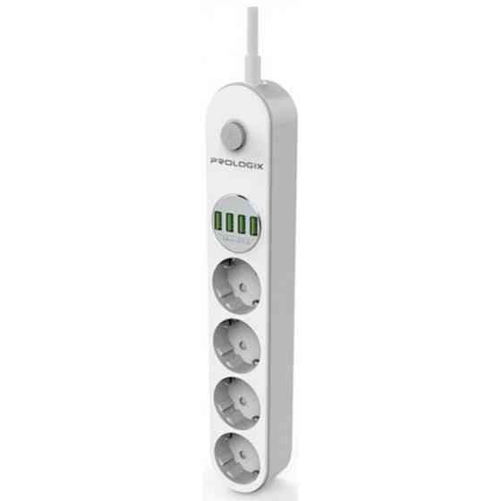 Фільтр живлення ProLogix 3x1.0мм2 мідь 3 розетки 3 м White (PRS-P3CU-30W) (Код товару:34036) Харьков