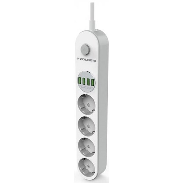 Фільтр живлення ProLogix 3x1.0мм2 мідь 3 розетки 3 м White (PRS-P3CU-30W) (Код товару:34036) Харків - зображення 4