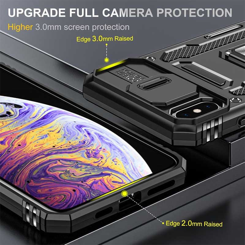 Ударопрочный чехол Camshield Army Ring для Apple iPhone XS Max (6.5") Херсон - изображение 11