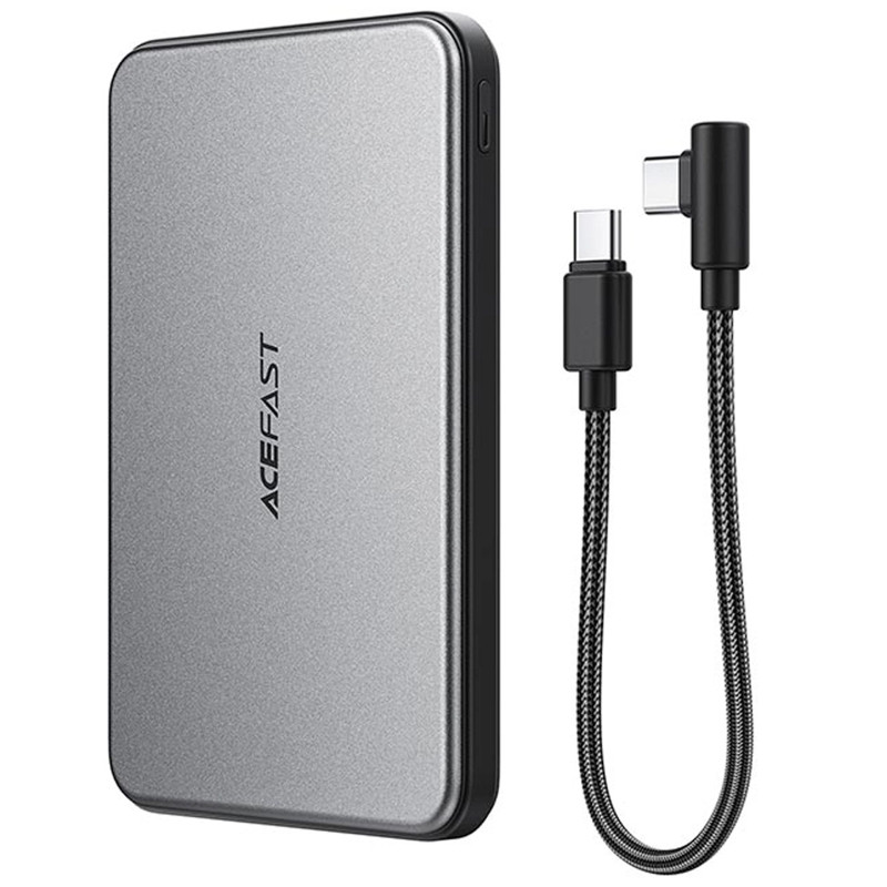Портативное ЗУ Power Bank Acefast M30 PD20W с БЗУ with cable 5000 mAh Херсон - изображение 2