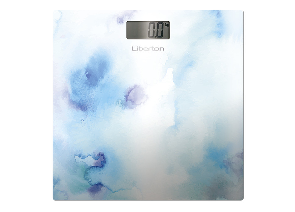 Ваги для підлоги Liberton LBS-0800 180 кг блакитні Киев - изображение 1
