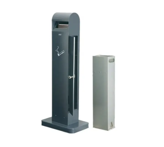 Прямоугольная пепельница Probbax 12,5 л Темно-серая Киев