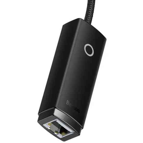 Адаптер Baseus Lite Ethernet Adapter USB-A to RJ45 Black (WKQX000101) (Код товару:41959) Харків