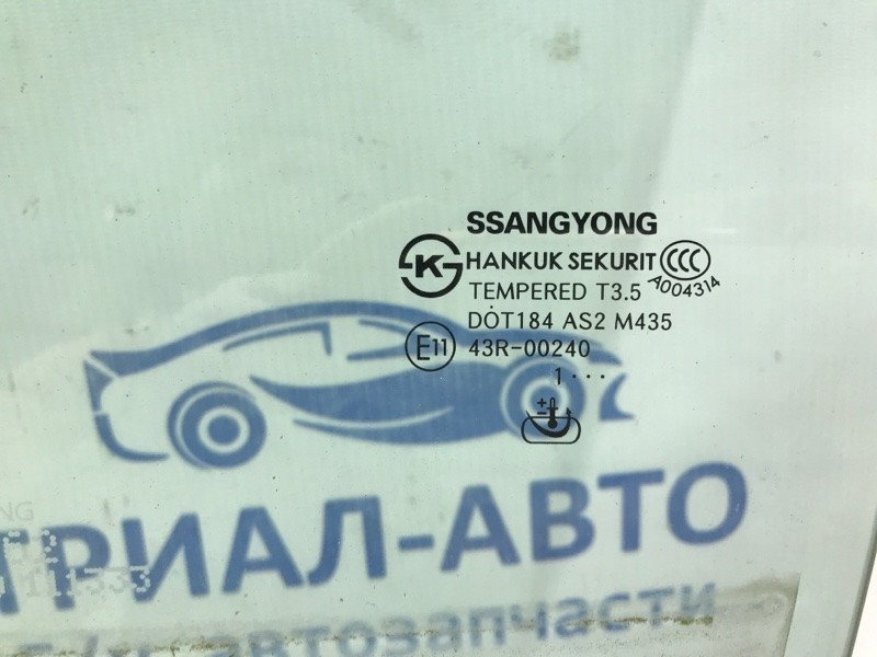 Стекло двери переднее левое SsangYong Korando C200 2.0 DIESEL 2010 (б/у) Київ - зображення 3