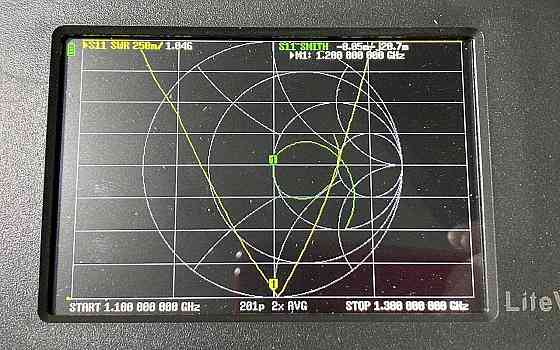 Антенна 1150-1250 МГц 6 дБ 50 Вт круговая DN111206W, SMA-male разъем, светло-серая Днепр