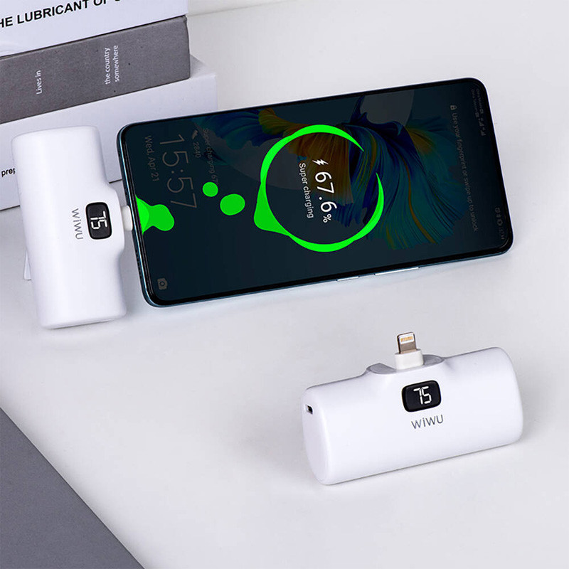 Портативное ЗУ Power Bank WIWU Wi-P017-L Lightning 5000 mAh Херсон - зображення 5