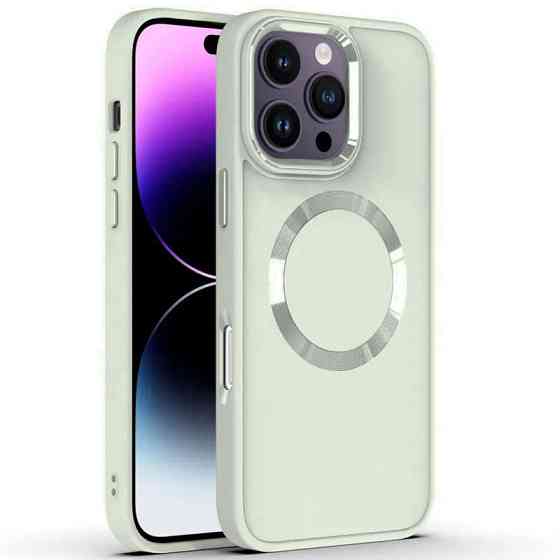 TPU чехол Bonbon Metal Style with MagSafe для Apple iPhone 16 Pro (6.3") Херсон